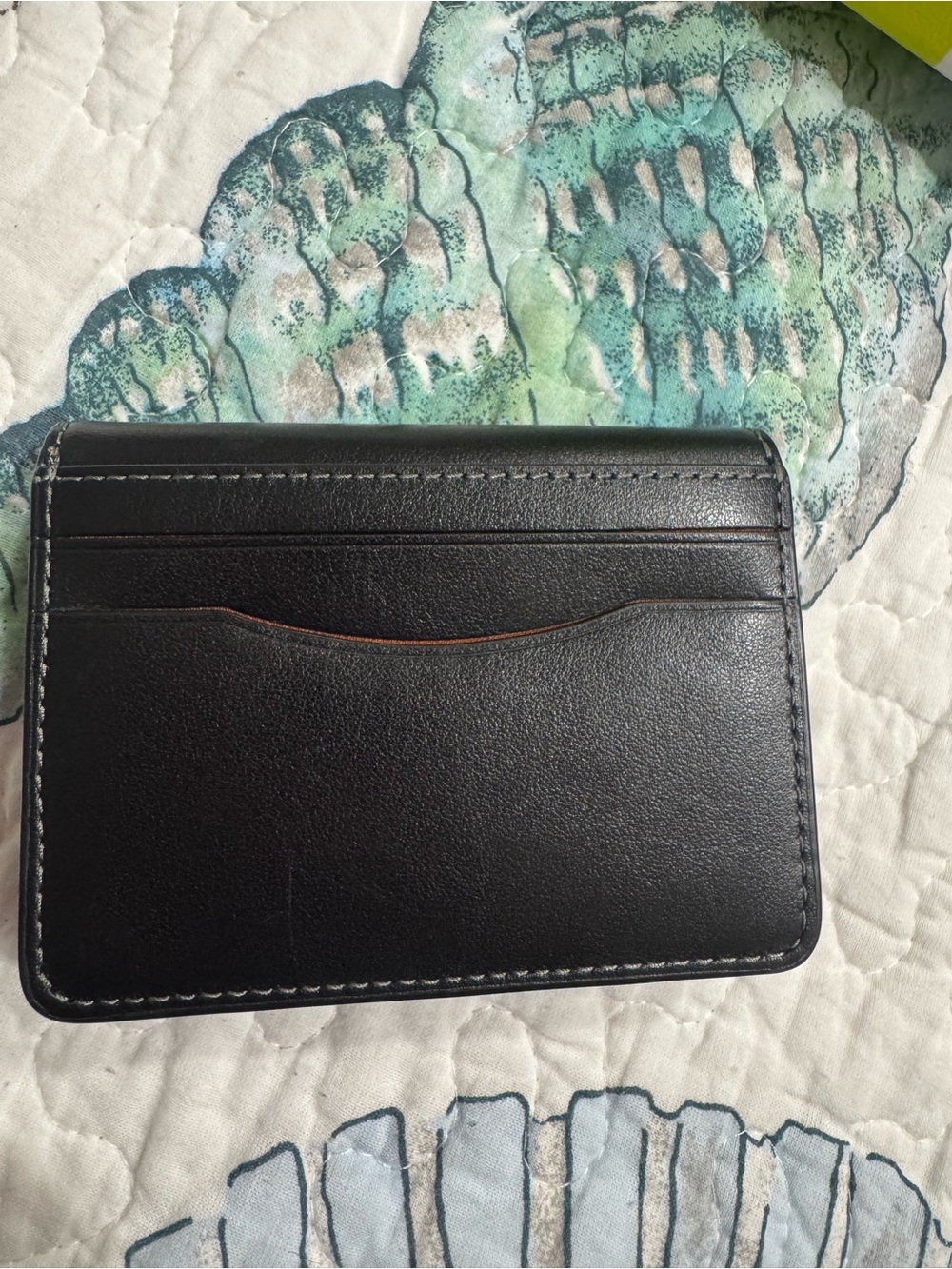 Coach Card Wallet with Coach Celestial pins - Picture 2 of 4